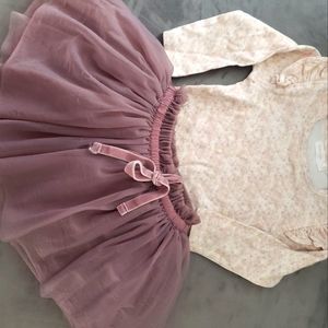 Jamie Kay 3T tulle skirt and shirt set